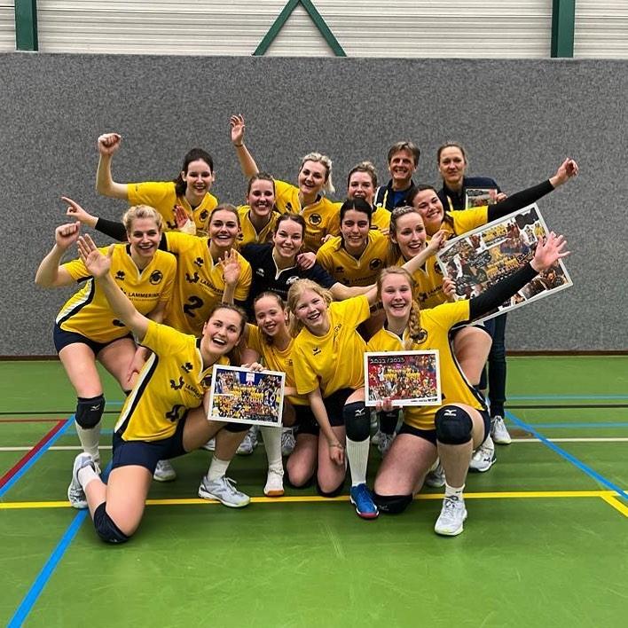 Winst Dames 1 in laatste thuiswedstrijd