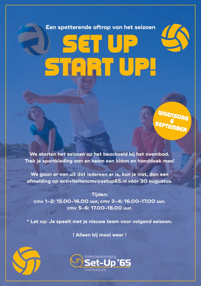 Set up Start up!