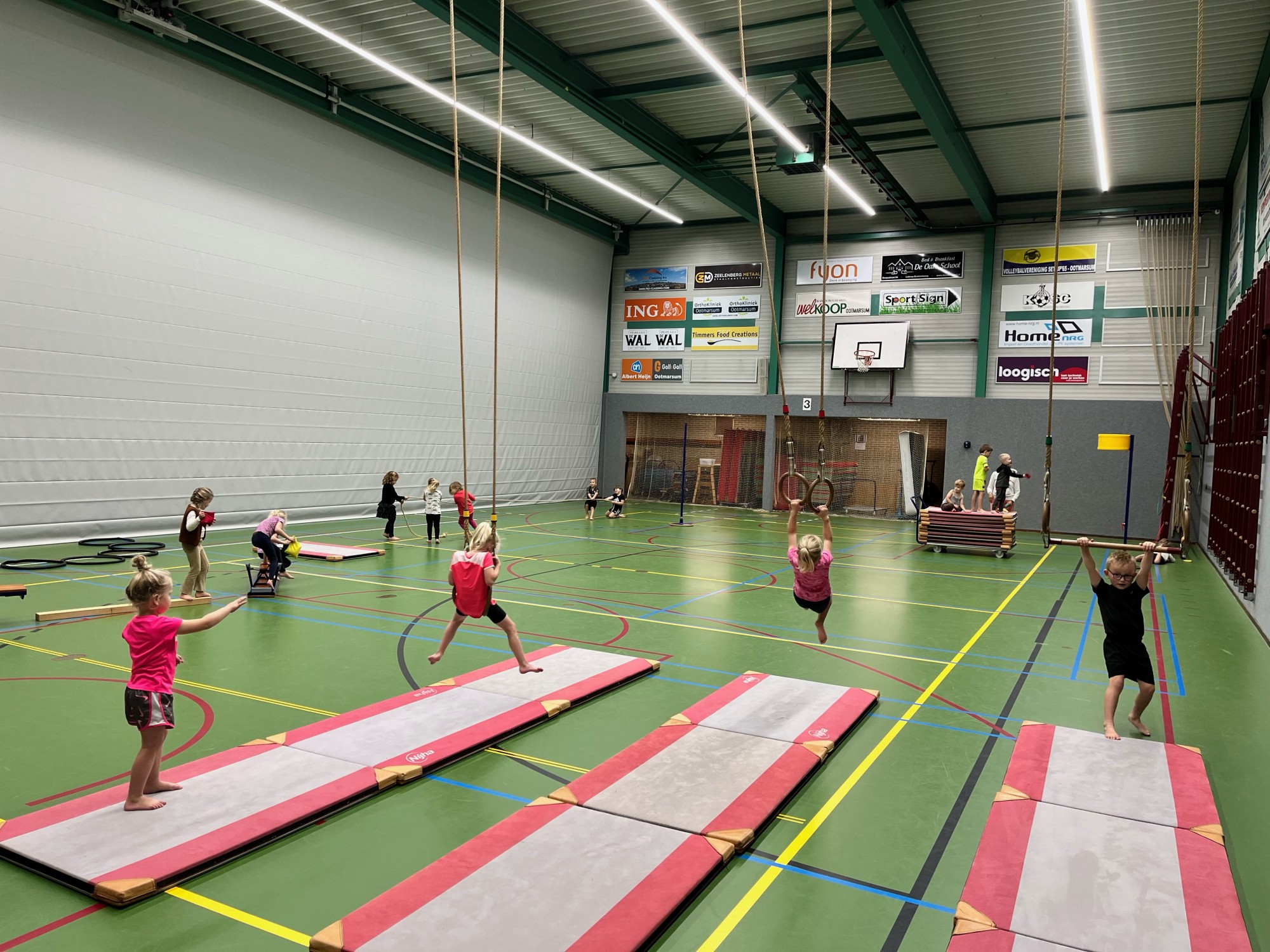 De sportspeeltuin is een succes!