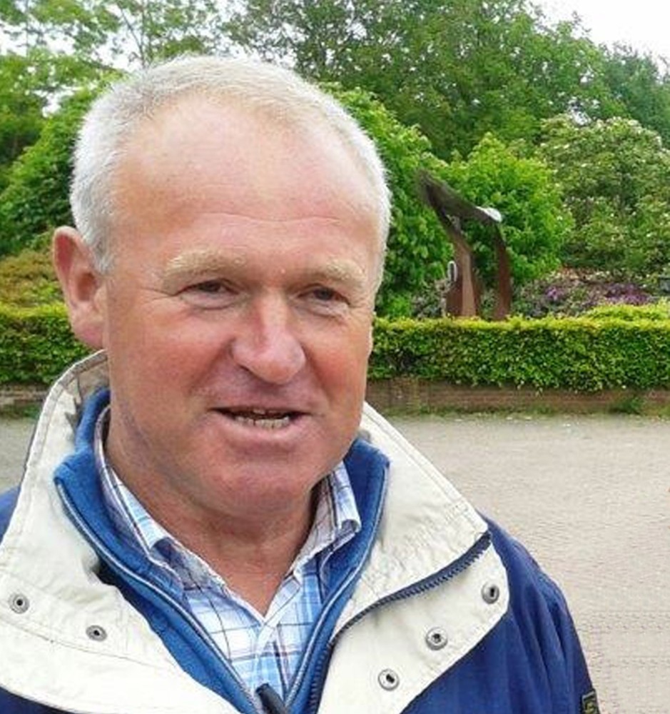 Toon Sanders een schilderende volleyballer kleurde Set-Up ‘65