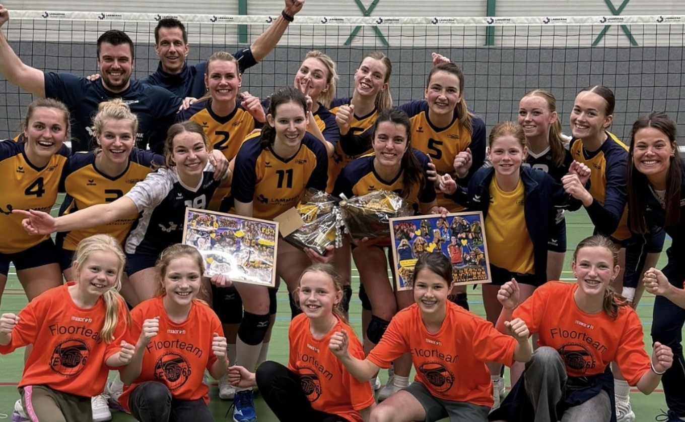 Knap herstel dames 1 Lammerink Set-Up ’65 leidt naar 3-2 winst