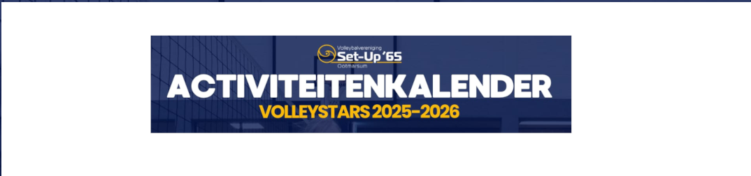 Activiteitenkalender Volleystars 2025-2026