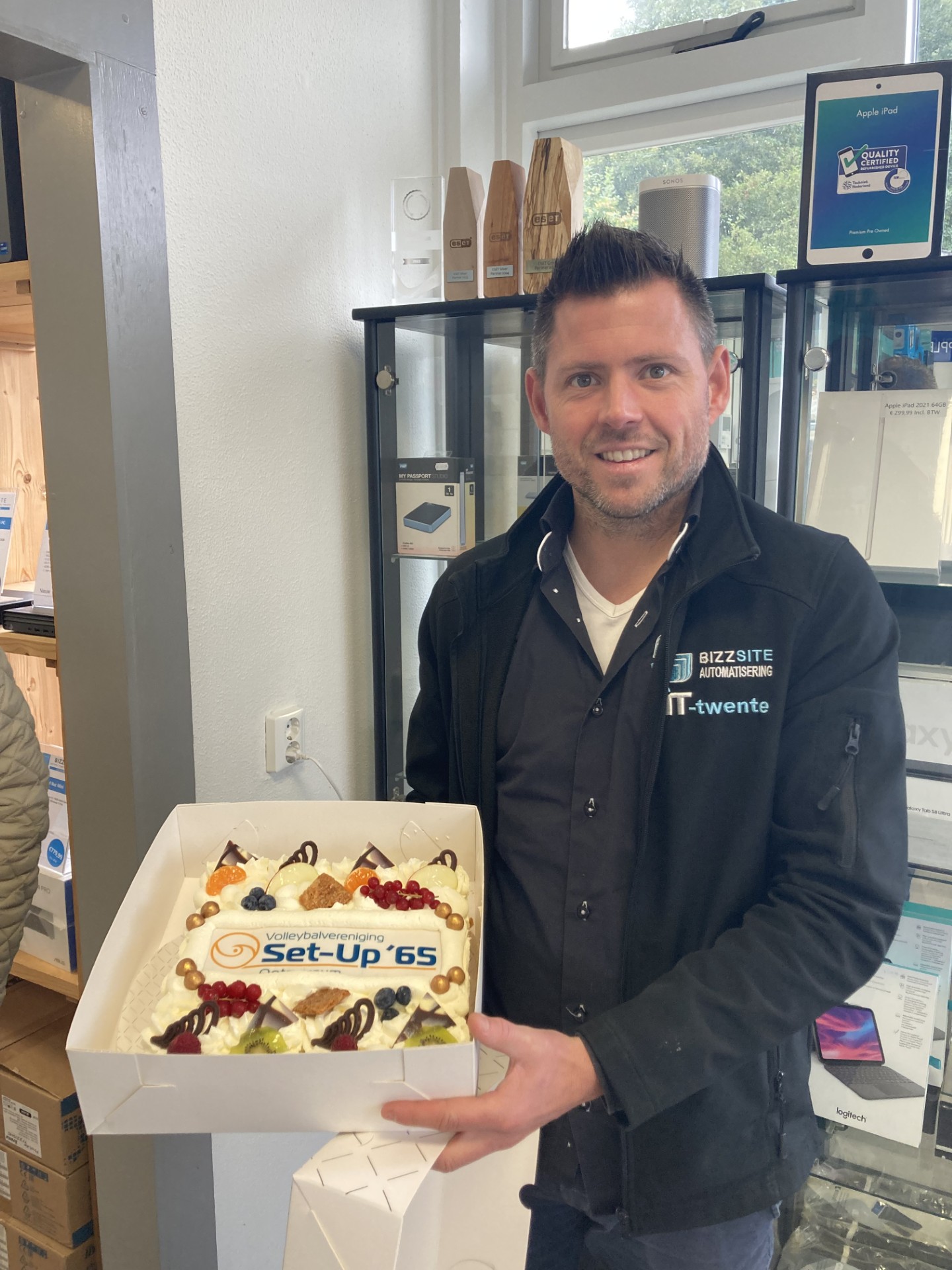 Sponsor in the picture: Bizzsite Automatisering