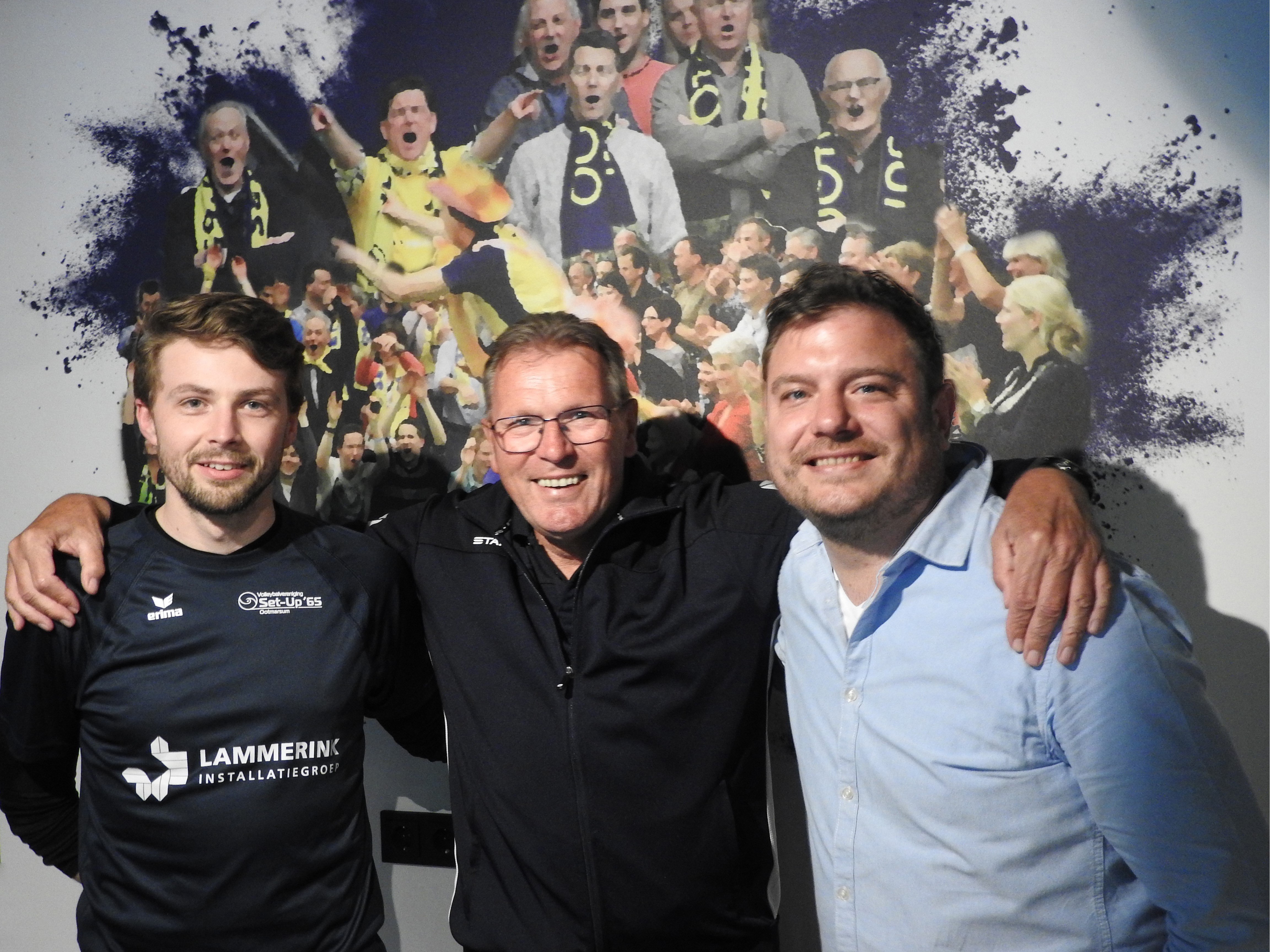 Driemanschap trainers eerste en tweede damesteam Lammerink Set-Up ‘65